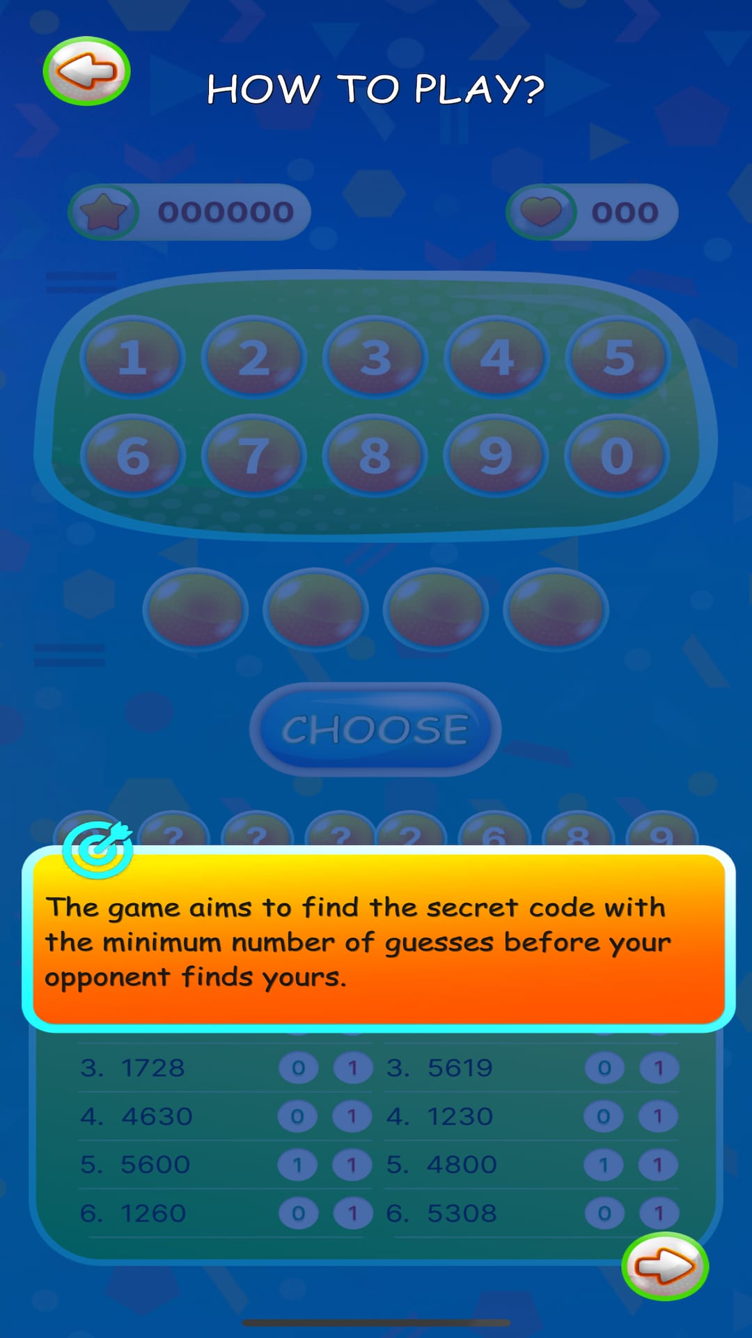Codex Numbers — 2